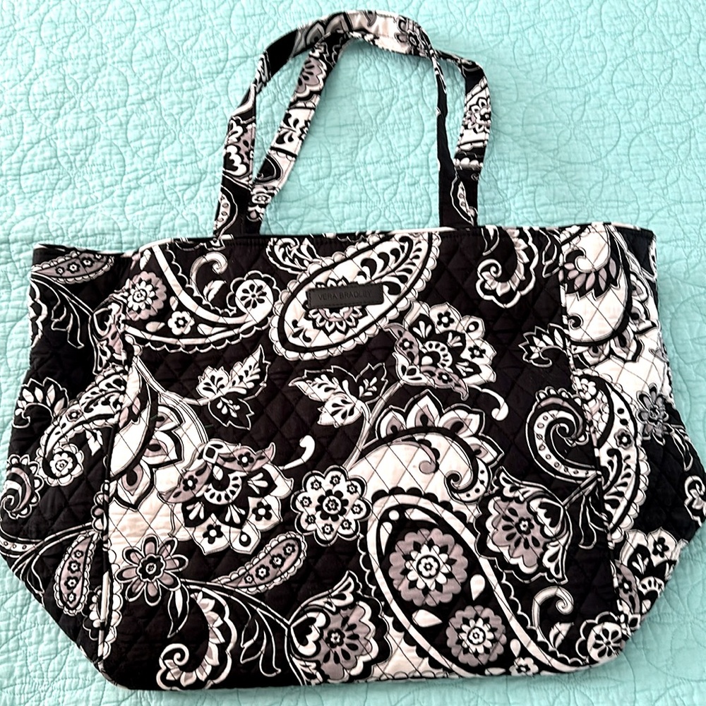 Vera Bradley black and white tote